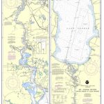 Noaa Nautical Chart 11495: St. Johns River Dunns Creek To Lake   Lake George Florida Map