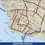 Norfolk   Downtown Map   Printable Map Of Norfolk Va