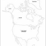 North America Map Outline Pdf Maps Of Usa For A Blank Printable 7   Printable Map Of Greenland