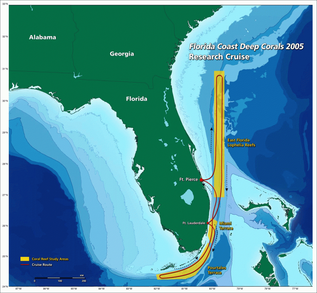 North America Map Straights Of Florida | Straits Of Florida - The - Florida Ocean Map