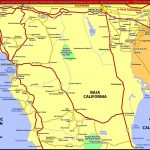North Baja California   Maplets   Baja California Road Map