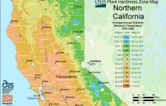 North California Plant Hardiness Zone Map • Mapsof - Growing Zone Map California