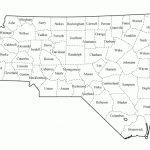 North Carolina County Map Printable And Travel Information   Printable Nc County Map