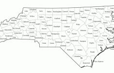 North Carolina County Map Printable And Travel Information - Printable Nc County Map
