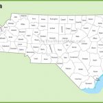 North Carolina County Map   Printable Map Of North Carolina Cities