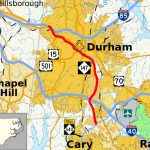 North Carolina Highway 147   Wikipedia   Printable Map Of Raleigh Nc