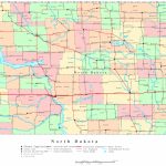 North Dakota Printable Map 865 11 South Of Cities | Sitedesignco   Printable Map Of South Dakota