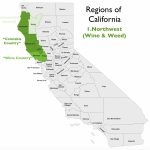 Northwest California Region Map   Northwest California Map