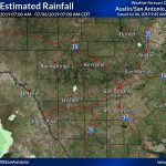 Observed Rainfall   Midnight Texas Map