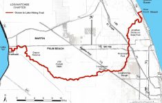 Ocean To Lake Hiking Trail - Hobe Sound Florida Map