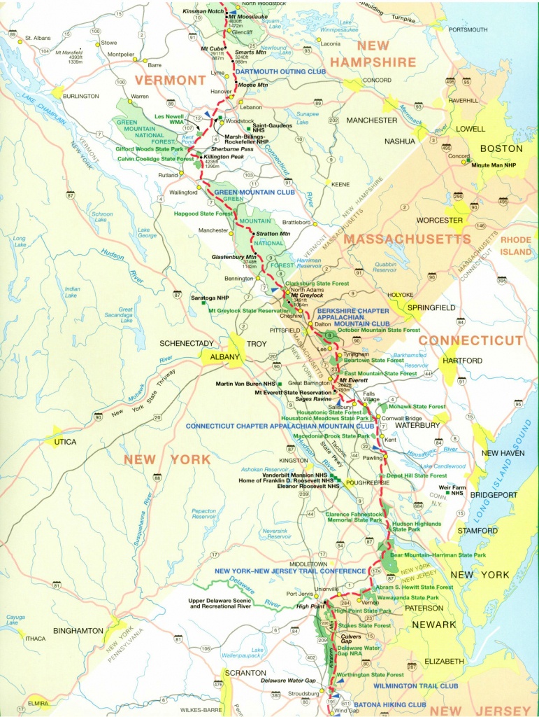 Official Appalachian Trail Maps - Printable Appalachian Trail Map