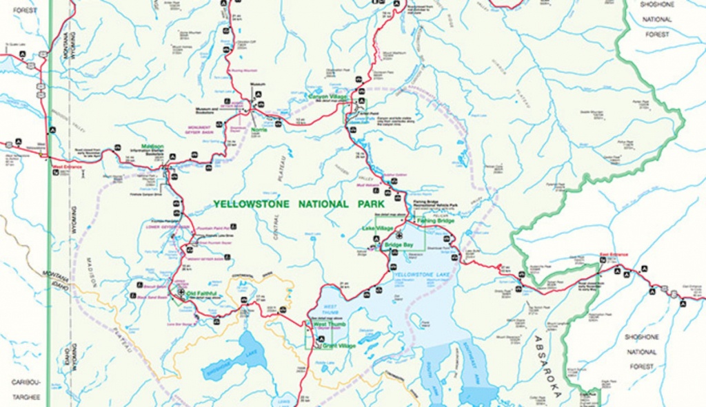 Official Yellowstone National Park Map Pdf - My Yellowstone Park - Printable Map Of National Parks