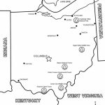 Ohio Map Coloring Page | Free Printable Coloring Pages   Printable Map Of Ohio