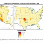 Oklahoma Earthquakes: Usgs Hazard Map Shows Risks | Time   Usgs Earthquake Map California
