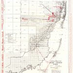 Old County Map   Dade Florida Road   Richeson 1921   Map Of Dade County Florida