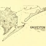 Old County Map   Galveston Texas Landowner 1892   Texas Galveston Map