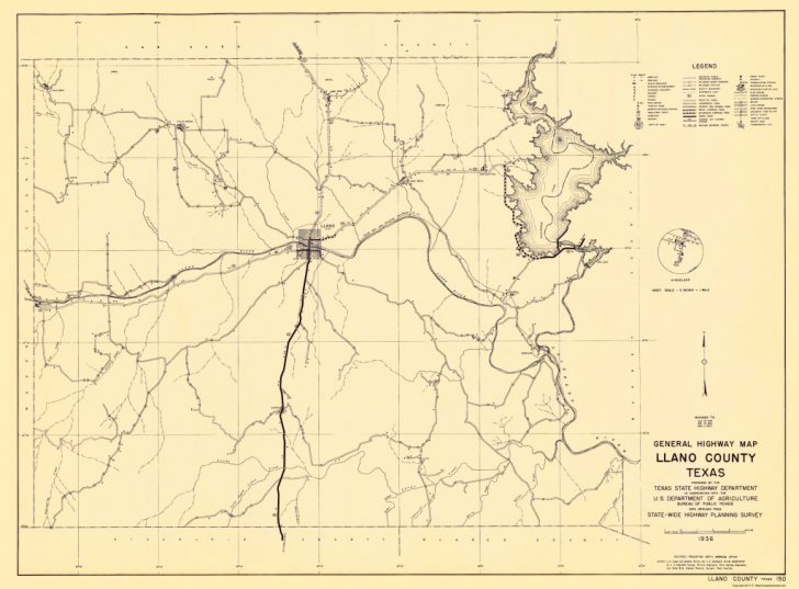 Llano Texas Map