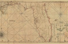 Old Florida Map Vintage Map Of Florida 1775 Restoration Deco Style - Old Florida Map