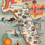 Old Florida Tourism Map : Mapporn   Florida Tourist Map