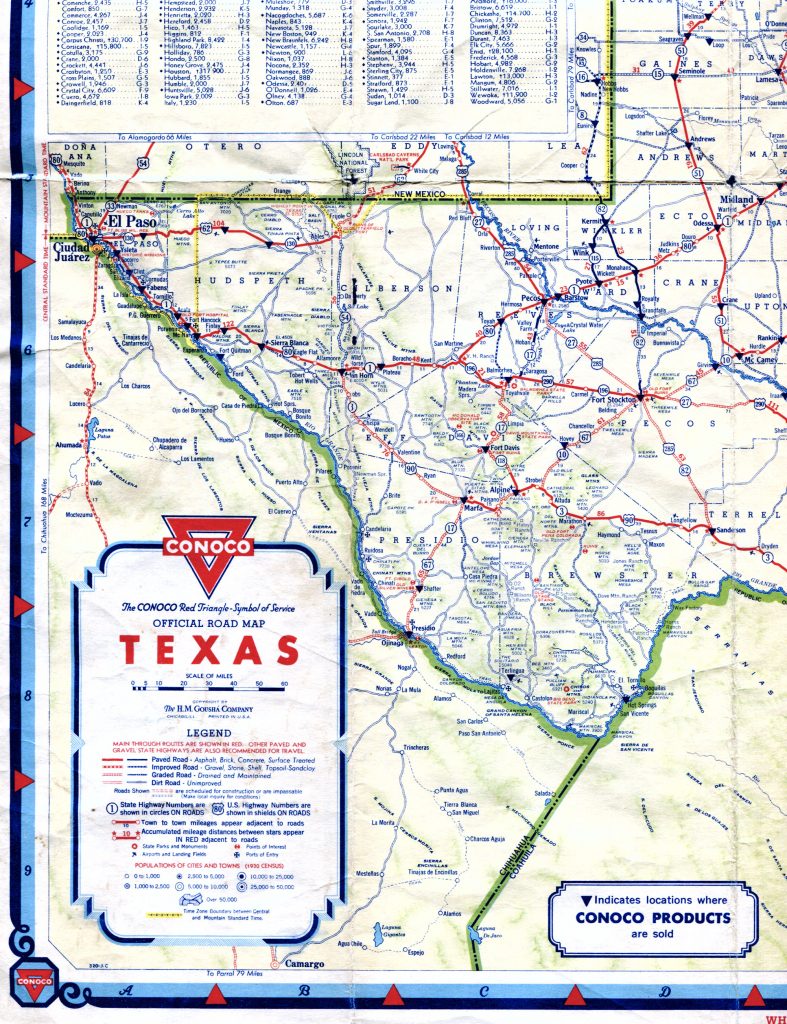 Old Highway Maps Of Texas Texas Highway Construction Map Printable Maps