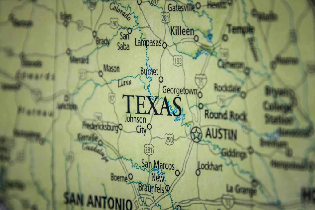 Old Historical City, County And State Maps Of Texas - Texas Road Map 2018