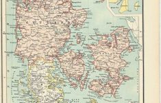Old Map Of Denmark | Denmark Maps | Map, Denmark Map, Old Maps - Printable Map Of Denmark