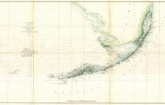 Old Map Of Florida Keys | Time Zones Map - Florida Keys Map Art