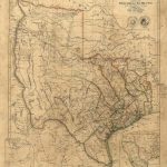 Old Texas Wall Map 1841 Historical Texas Map Antique Decorator Style   Map Of Texas Art