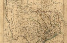 Old Texas Wall Map 1841 Historical Texas Map Antique Decorator Style - Vintage Texas Map Framed