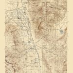 Old Topographical Map   Bishop California 1913   Map Of Bishop California Area