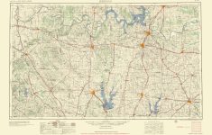 Old Topographical Map - Sherman Texas 1954 - Sherman Texas Map