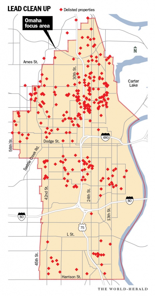 Omaha Making Progress In Lead Contamination Cleanup, But Much Work - Printable Map Of Omaha With Zip Codes