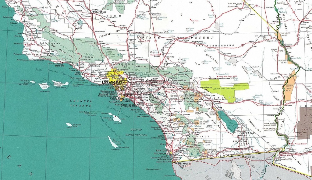 Online Maps: Southern California Road Map - Detailed Map Of Southern California