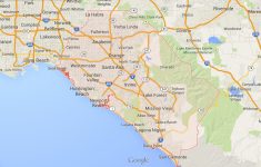 Orange County California Google Maps And Travel Information - Anaheim California Google Maps