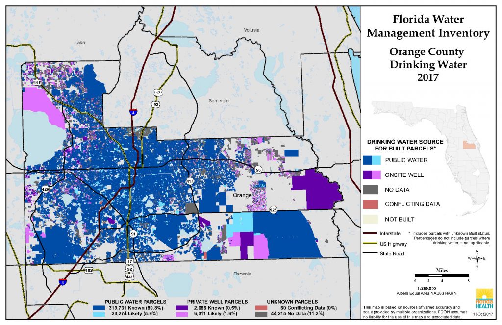 Orange Florida Water Management Inventory Summary | Florida - Orange ...