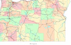 Oregon Printable Map - Printable Map Of Oregon