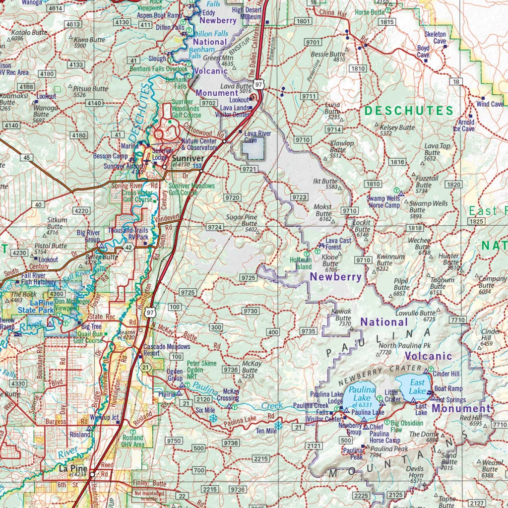 Oregon Road &amp;amp; Recreation Atlas — Benchmark Maps - Benchmark Maps California