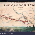 Oregon Trail Map Stock Photos & Oregon Trail Map Stock Images   Alamy   Printable Map Of The Oregon Trail