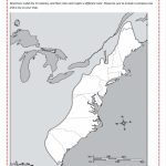 Original 13 Colonies Map For Students To Label And Color. Free   13 Colonies Map Printable