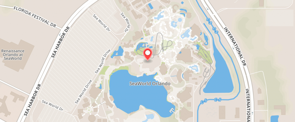 Orlando Attraction Combo (Seaworld, Aquatica Water Park, Tampa Busch - Sea World Florida Map