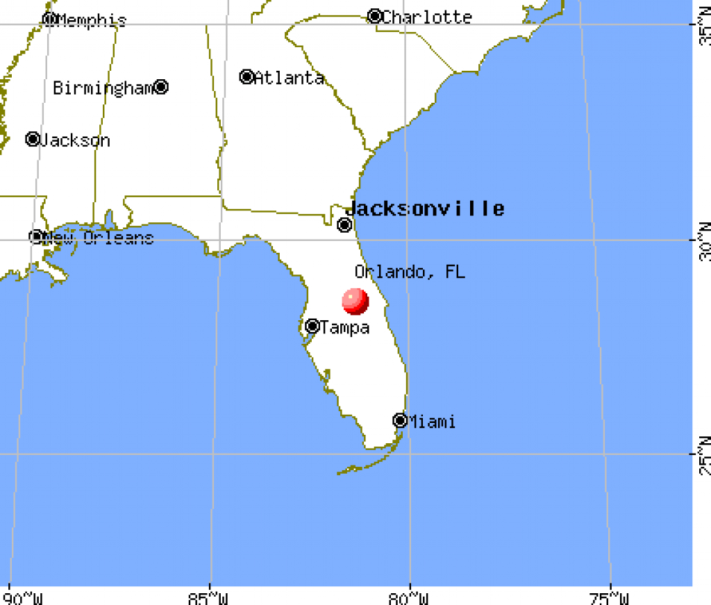 Orlando, Florida (Fl) Profile: Population, Maps, Real Estate - Map Of Orlando Florida Area
