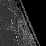 Ormond Beach, Florida   Area Map   Dark | Hebstreits Sketches   Street Map Of Ormond Beach Florida