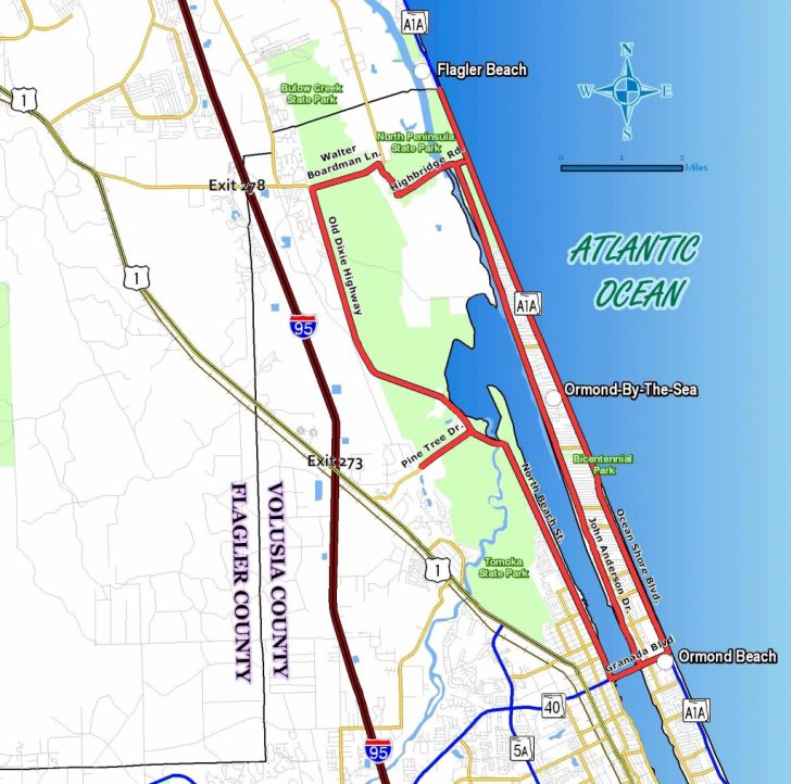 Florida Public Beaches Map