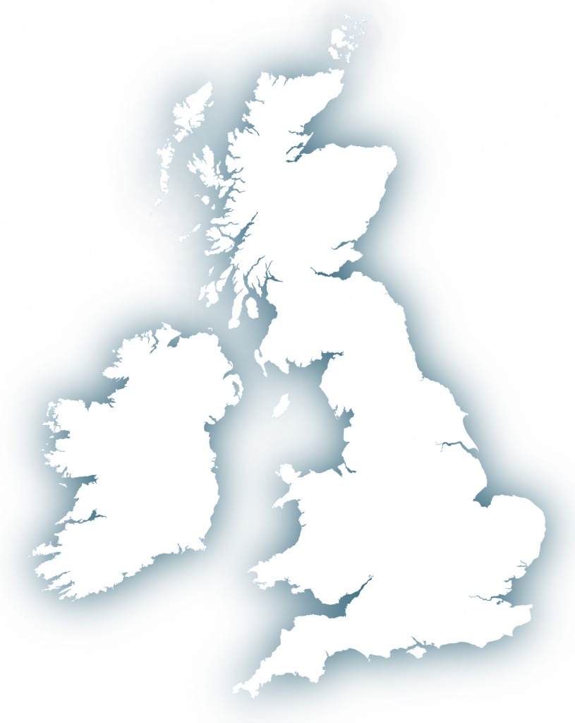 Outline Map Of Britain - Royalty Free Editable Vector Map - Maproom - Free Printable Map Of Uk And Ireland