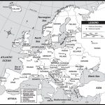 Outline Map Of Europe Countries And Capitals With Map Of Europe With   Printable Map Of Europe With Major Cities