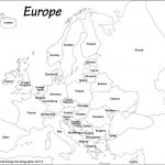 Outline Map Of Europe Political With Free Printable Maps And For   Europe Outline Map Printable