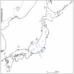 Outline Map Of Japanese Rivers   Printable Map Of Japan