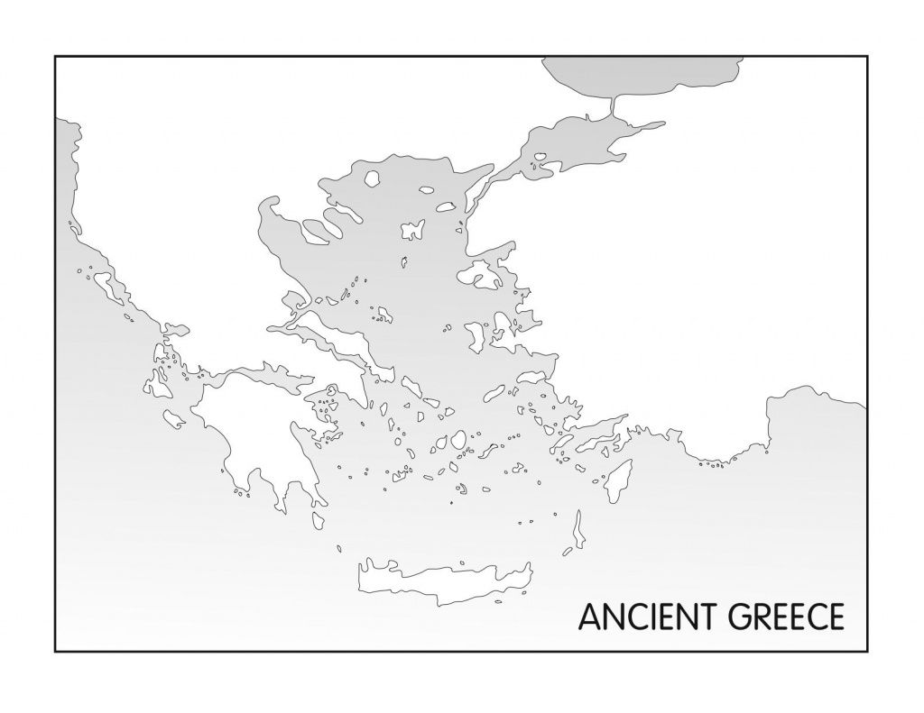 Outline Maps: Ancient Egypt And Greece | Random | Ancient Greece - Outline Map Of Greece Printable