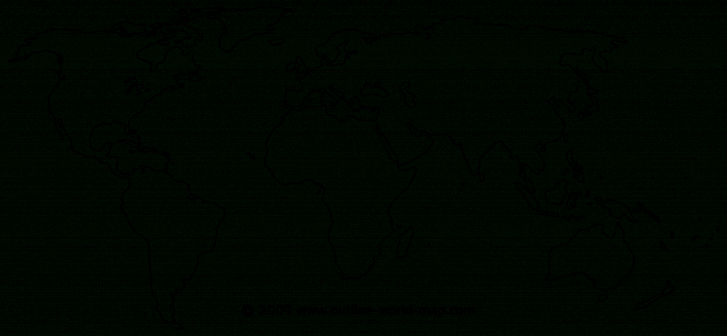 Outline Transparent World Map - B1B | Outline World Map Images - World Map Outline Printable