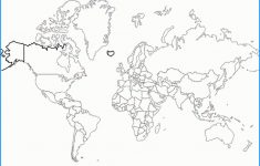 Outline World Map And A Complete List Of Countries. | Craft Or Die - Free Printable World Map Outline